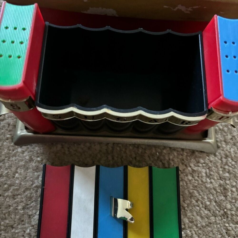 Miniature Book Rack Salt, Pepper ‘N’ Sugar Set In Original Box - Picture 3 of 10